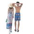 Cặp đôi đồ bơi mới bảo thủ che bụng bikini ba mảnh đi biển kỳ nghỉ quần nam đi biển mùa xuân áo tắm nóng đồ đôi mặc đi biển	 Vài đồ bơi