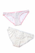 Ren 4 02 European and American O Home Female Crushed Flowers Minimalist All Cotton Comfort Mid-Waist Briefs Pure Cotton Girls Triangle Pants