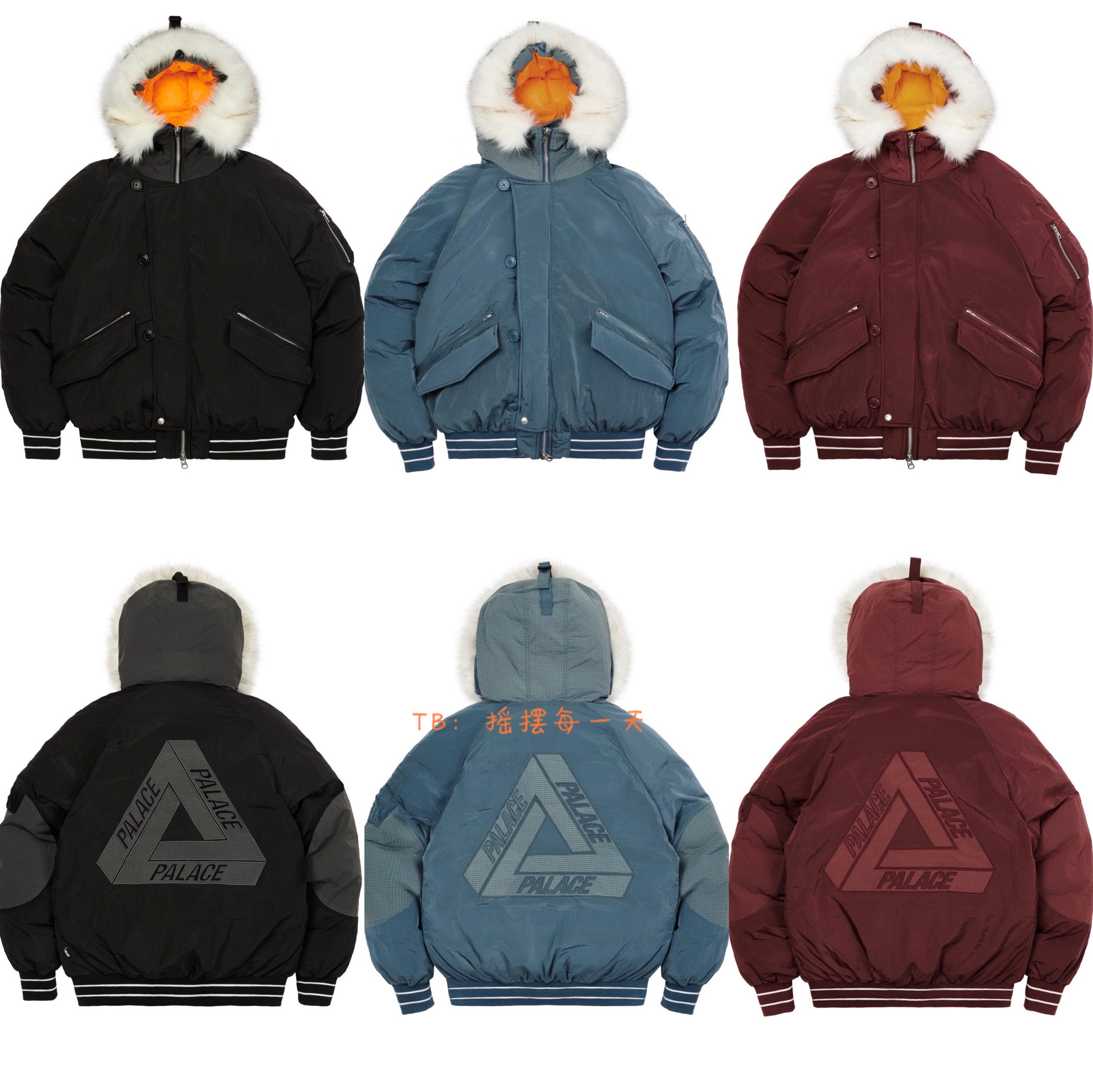(Spot) PALACE P-2B SHORT PARKA 3M Thinsulate Cotton Jacket