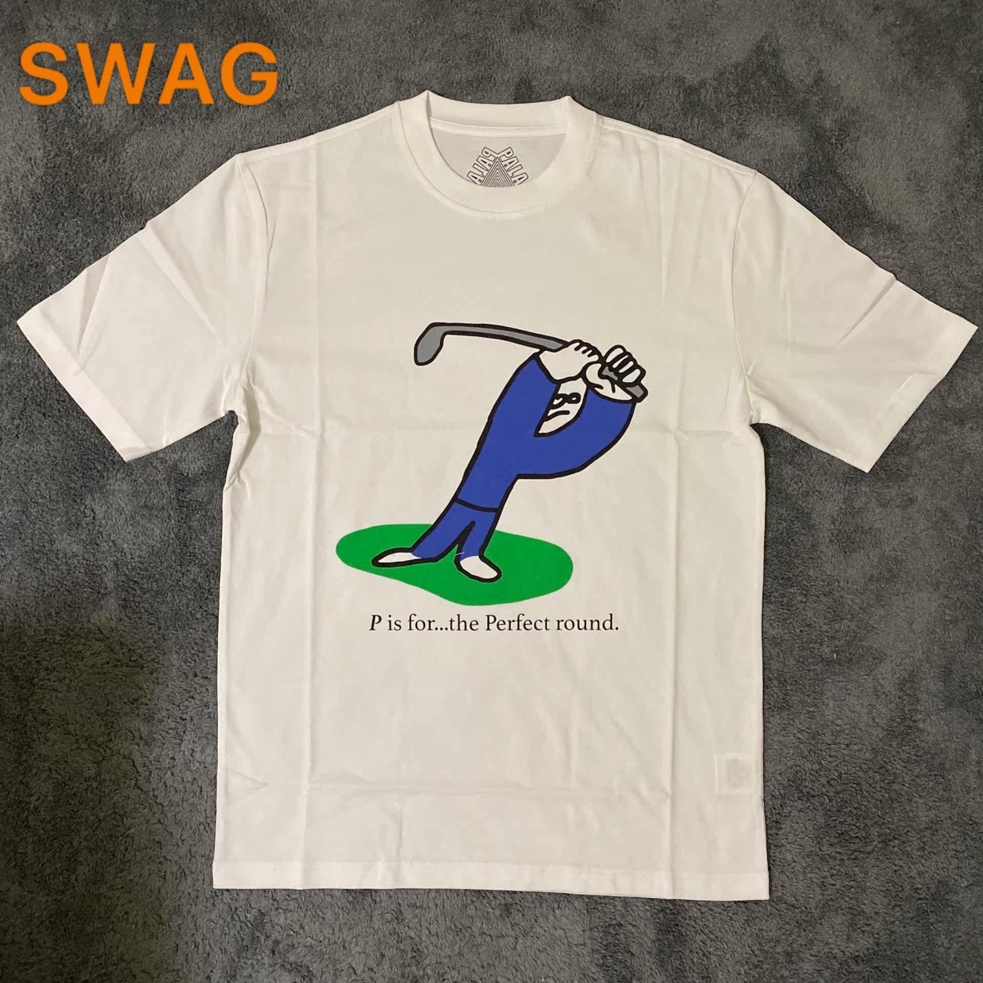 (spot) FW19 PALACE PAR hit golf cartona short sleeve T-shirt