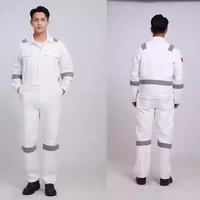 Белый статический комбинезон