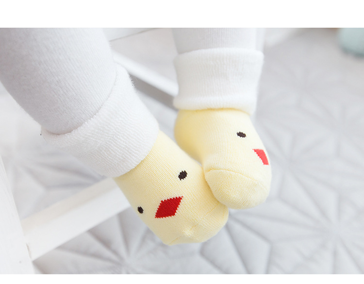 Vớ trẻ em dày Tất vớ trẻ sơ sinh Terry mùa thu và mùa đông Bông nam và nữ Baby 0-1-3 tuổi tất bé trai 6 tuổi