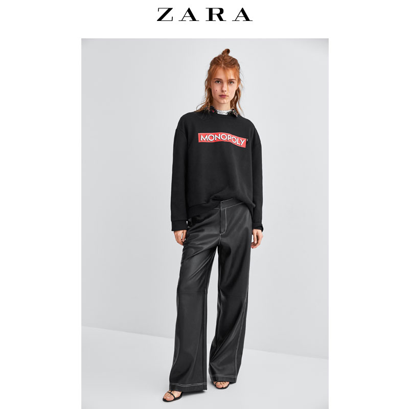 Sweatshirt femme ZARA en Coton - Ref 3216136 Image 2