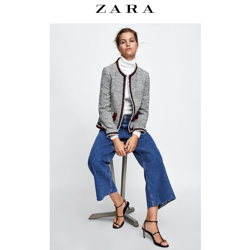 Veste pour femme ZARA en Coton - Ref 3217738 Image 4