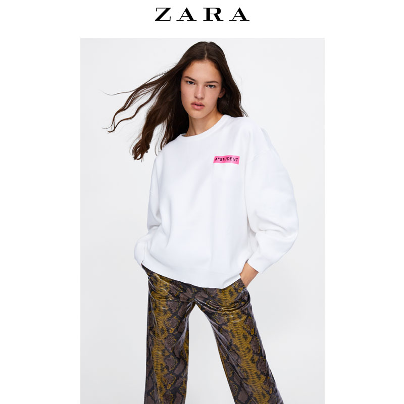 Sweatshirt femme ZARA - Ref 3214037 Image 4