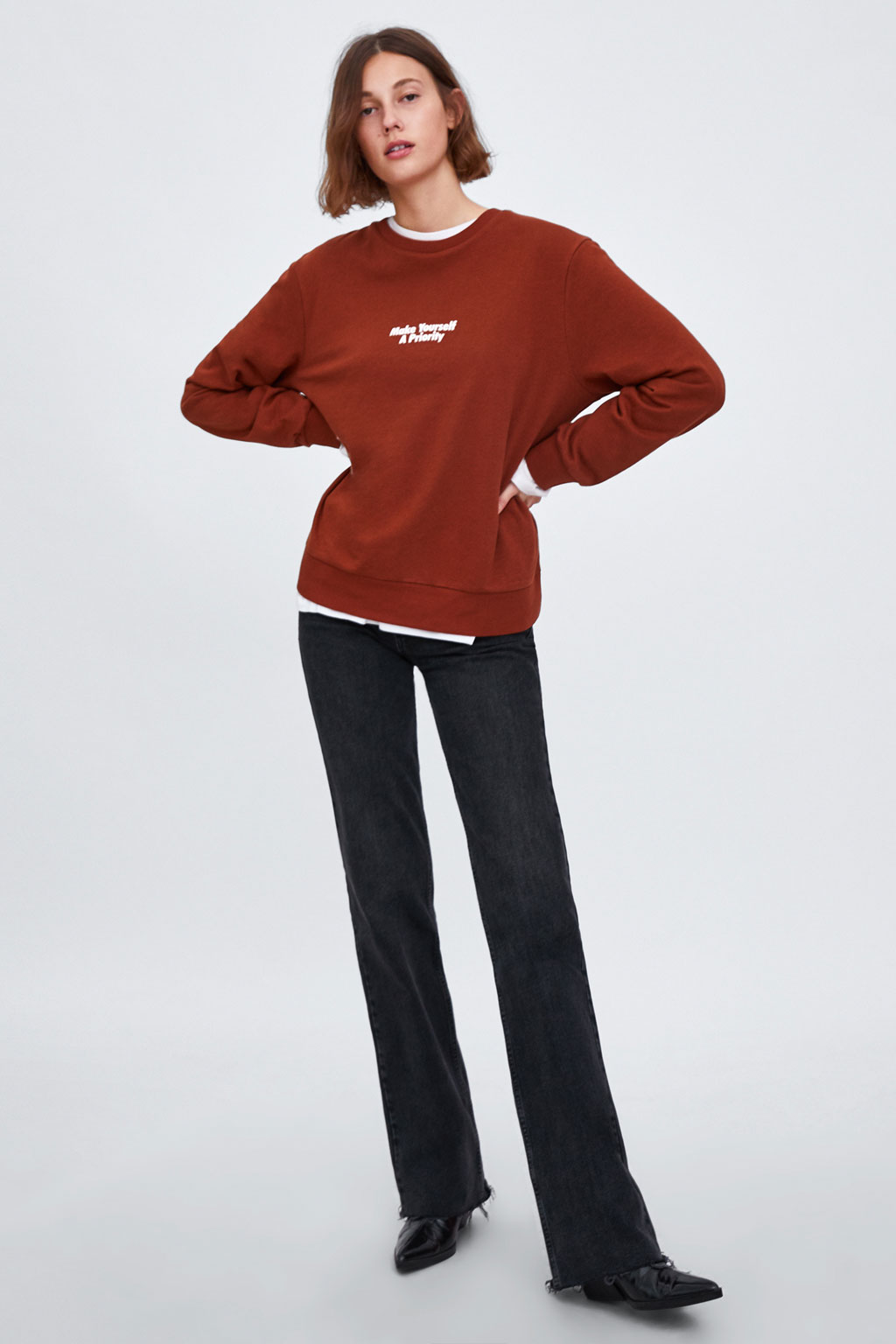 Sweatshirt femme ZARA - Ref 3215984 Image 11