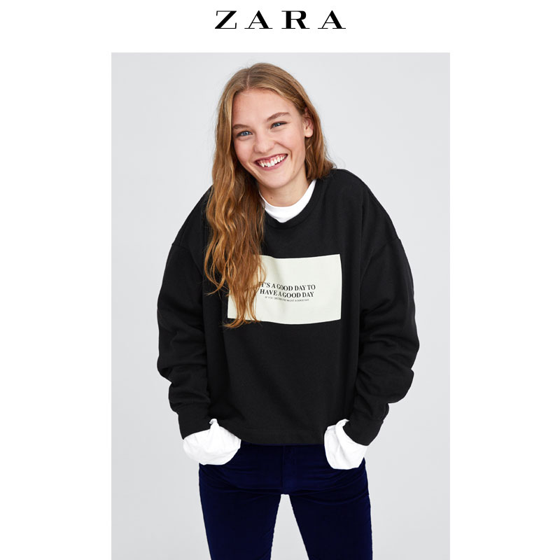 Sweatshirt femme ZARA - Ref 3213916 Image 1