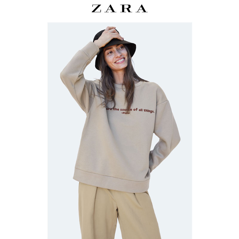 Sweatshirt femme ZARA - Ref 3216290 Image 1