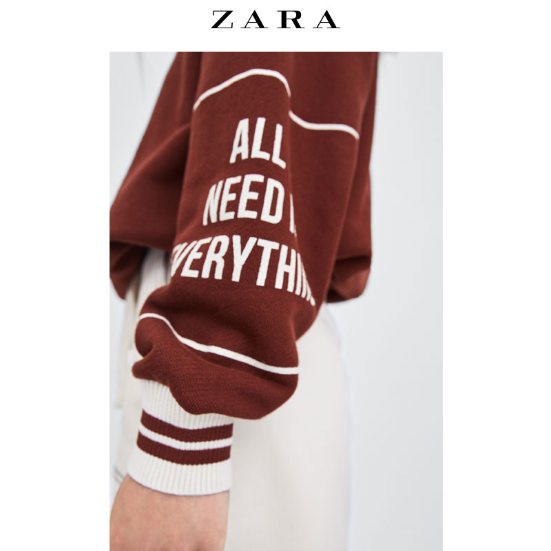 Sweatshirt femme ZARA en Coton - Ref 3213883 Image 5