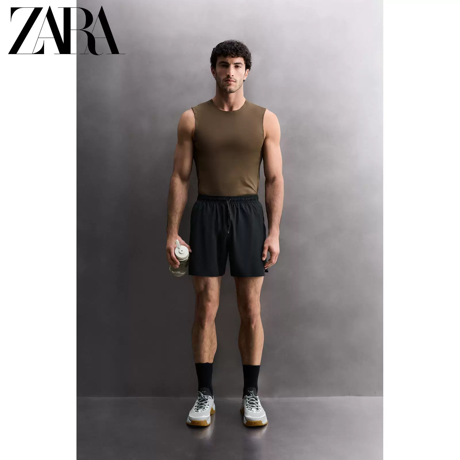 ZARA 2026 весна-лето новые продукты спортивной серии мужская мультицветовая выбор слоистый жилет стиль футболка 1943317