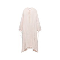 ZARA24 new autumn products womens ZW series striped gown dress long skirt 8184700 104