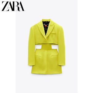 ZARA 新款 女装 PURPLE MAGAZINE 开口设计西装外套 03114819520