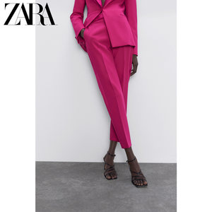ZARA 新款 女装 侧带饰西装裤 08225783940