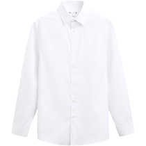 ZARA 2024 autumn new product mens white slim business lapel long-sleeved shirt 2092290 250