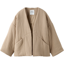 ZARA 24 Spring New Pint Girls Dress Girls Decorative Cotton Suit and Suit Cloak 5644765746