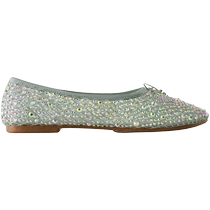 ZARA 24 spring new products childrens shoes girls shiny ballet shoes 2503330 400