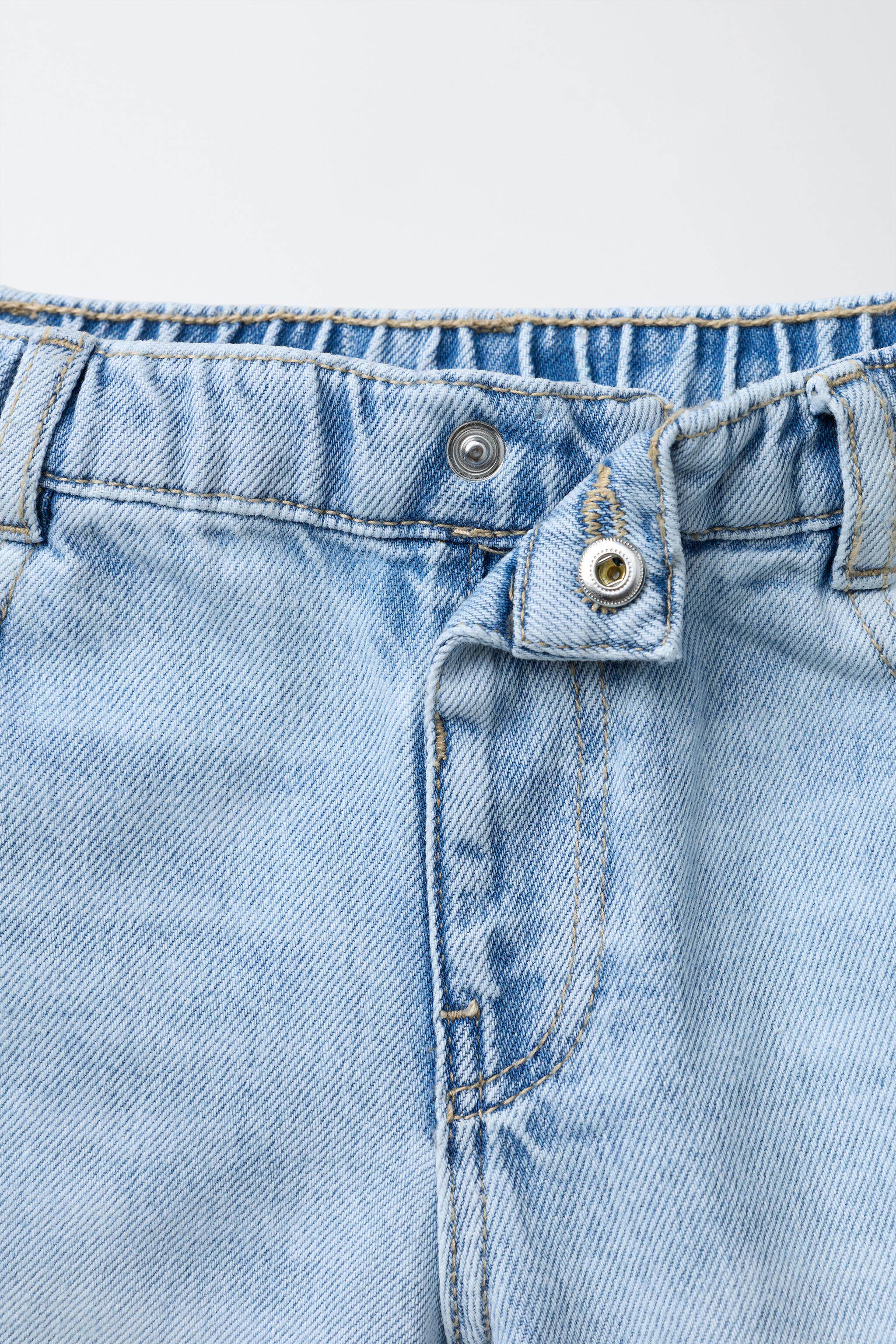Джинсы детские zara2025冬季新品 男婴幼童 宽松休闲牛仔裤 6855500 406