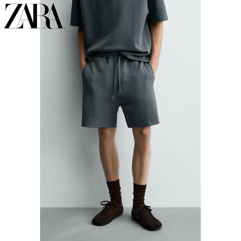 Zara2026 Early Autumn New Products Men's Clothing Series of Loose-Fitting Jogger-Style Casual Shorts 0761491 428
