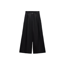 ZARA 2024 autumn new product womens ZW series linen blend pleated pants 2365586 800