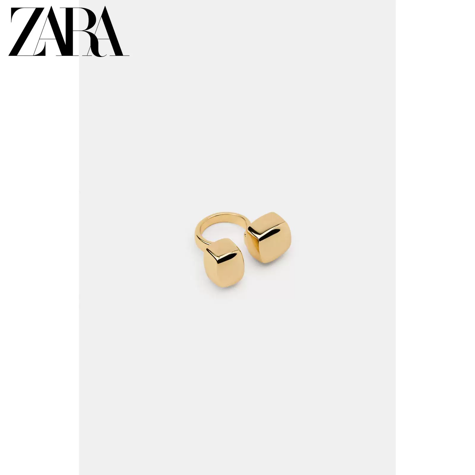 ZARA 2026 весна-лето новые товары женские 2 комплекта геометрические кольца 4736018 303
