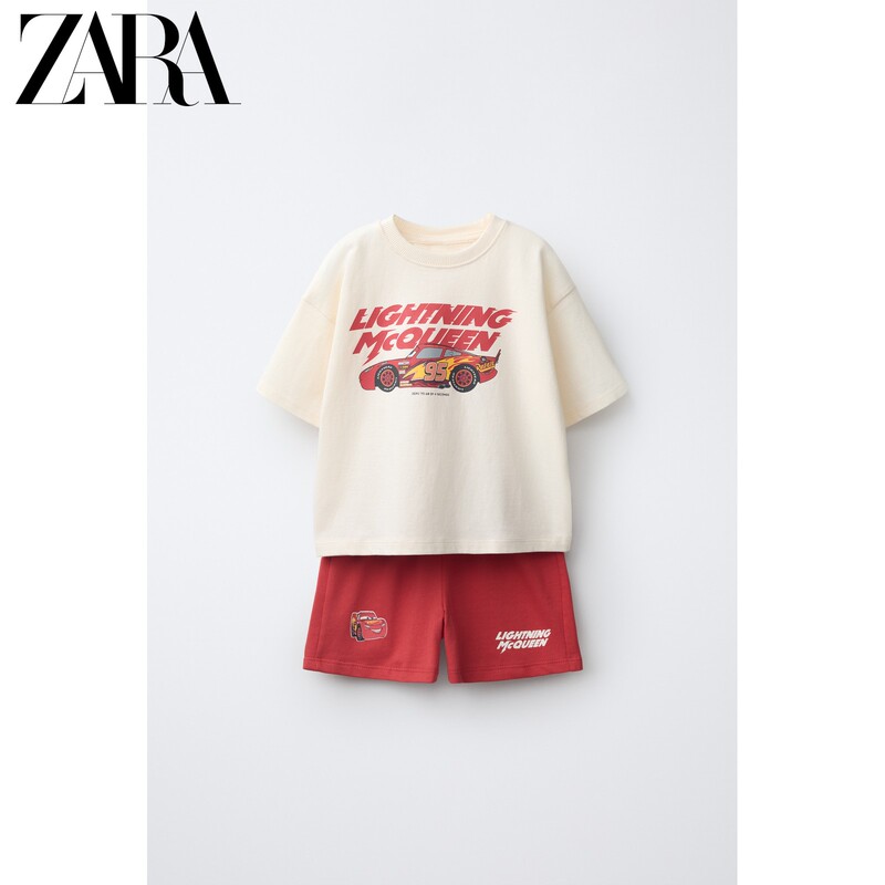 Zara26 New Autumn Products for Baby Boys and Toddlers © Cars T-Shirt and Shorts Set 1880690 067