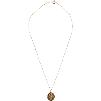 ZARA new product childrens clothing TRUE NEUTRALS 24K gold-plated flower decoration necklace 2621645 303