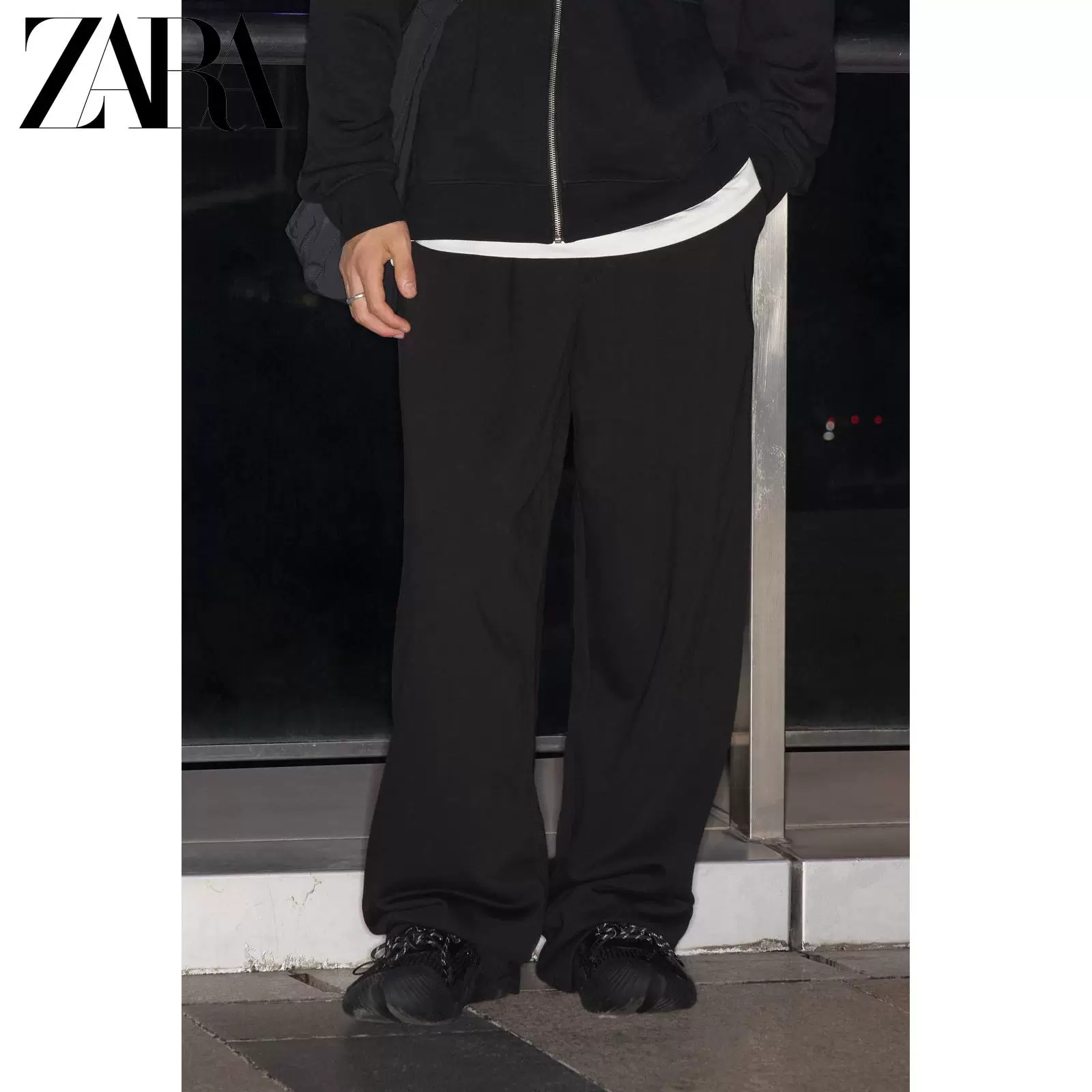 Новые мужские широкие спортивные брюки ZARA 0761440 800