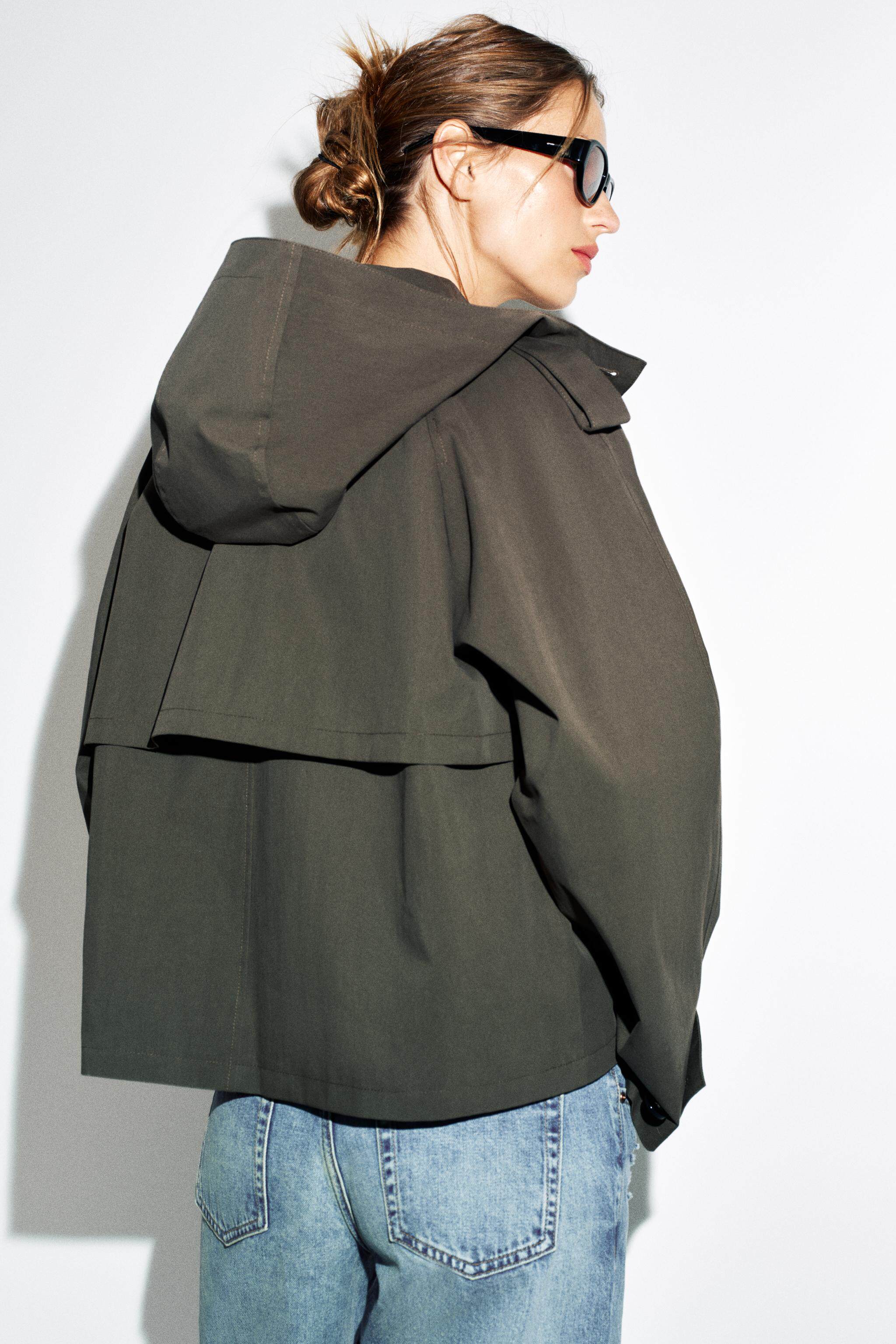ZARA 2026 новая весна и лето Вкус женщины длинный рукав отворот свободный случайный закрытый короткий ветровка 6318050 962 