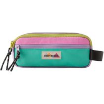 ZARA 2024 Autumn New Products Childrens Bag Girls Color Blocking Stationery Bag 1228430 081