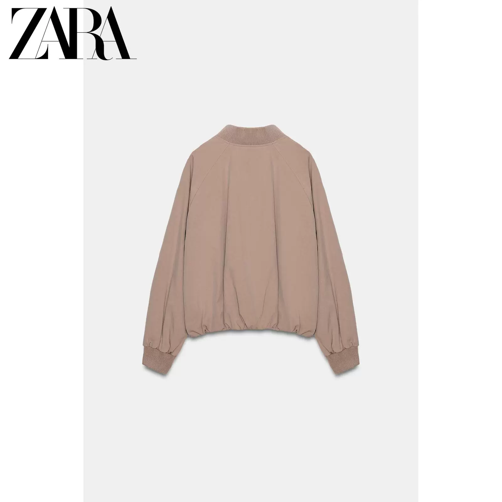 ZARA 2026 весна-лето новая коллекция(TRF) женский бомбер с рукавом-пузырьком 8490727 676