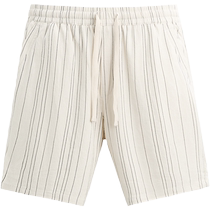 ZARA24 Spring New Product Mens American Elastic Viscose Linen Blended Casual Shorts 4432404 104