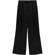 ZARA New Womens Dress ZW Series Neutral Wind Pleat Pants 2731043800