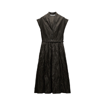 ZARA24 spring new pint womens dress ZW series with belt lining dress style dress 9303432505