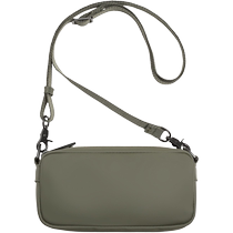 ZARA2024 autumn new product mens bag khaki green laminated mini shoulder crossbody bag 3904420 032