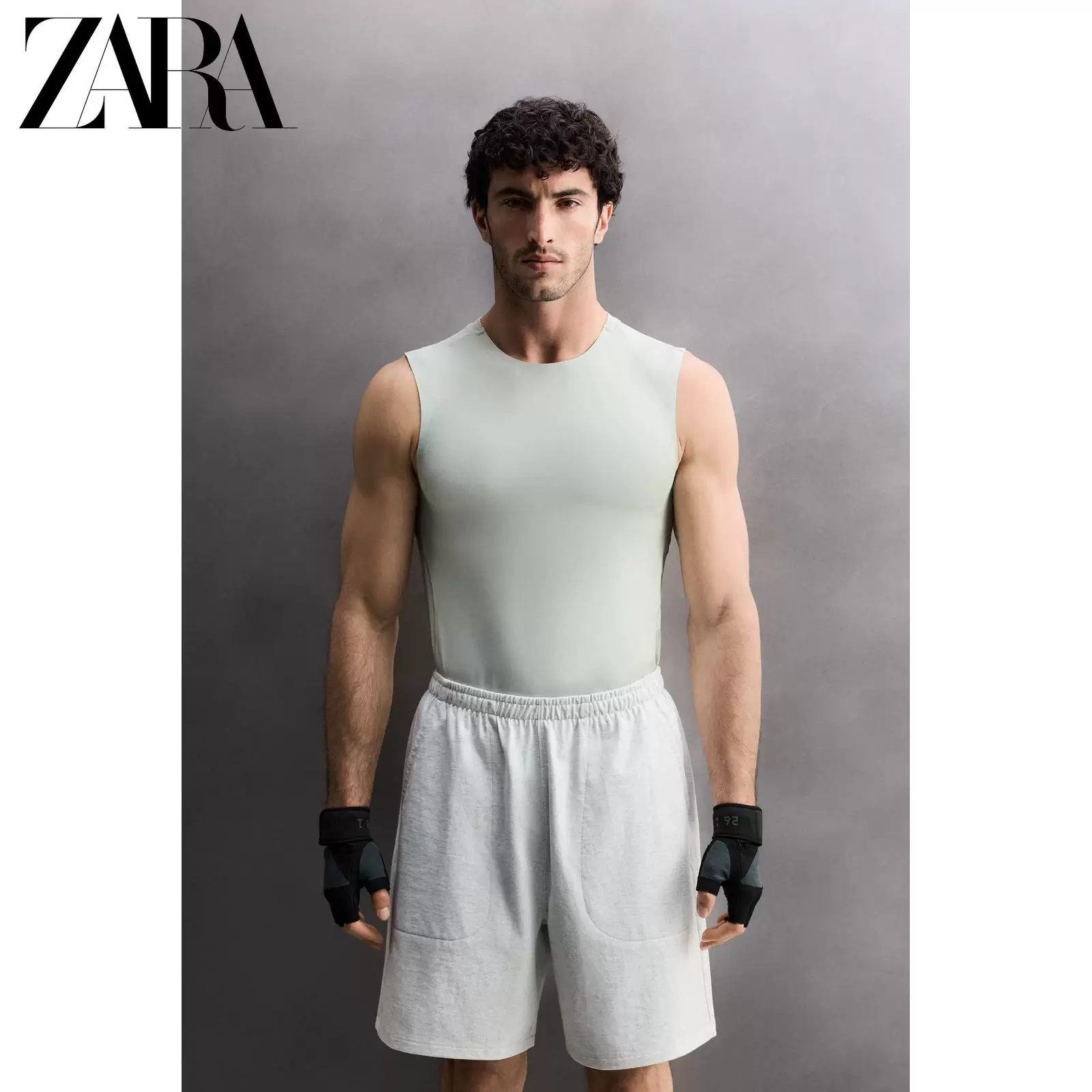 ZARA 2026 весна-лето новые продукты спортивной серии мужская мультицветовая выбор слоистый жилет стиль футболка 1943317