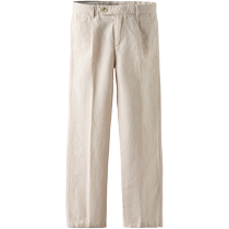 ZARA 24 new summer products childrens clothing boys linen blended suit trousers 5644748 710