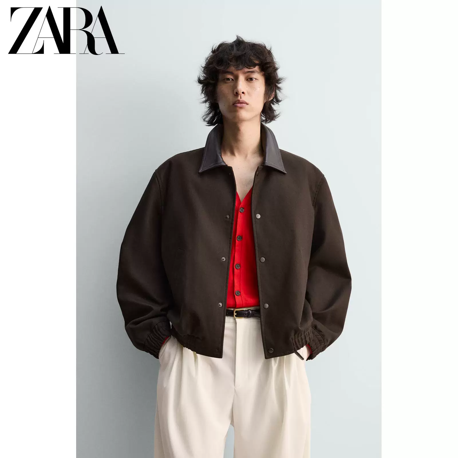 ZARA 2026 Весна-лето Новинки мужские свободные куртки ЛИМИТИРОВАННАЯ СЕРИЯ 4305315 700