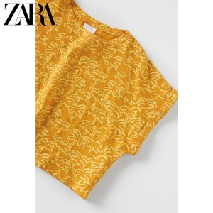 ZARA 新款 童装女童 休闲短裤和T 恤套装 03402116305