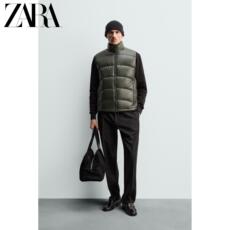 Пуховой жилет zara[origins] 男装 修身直筒棉服立领羽绒马甲背心 4302213