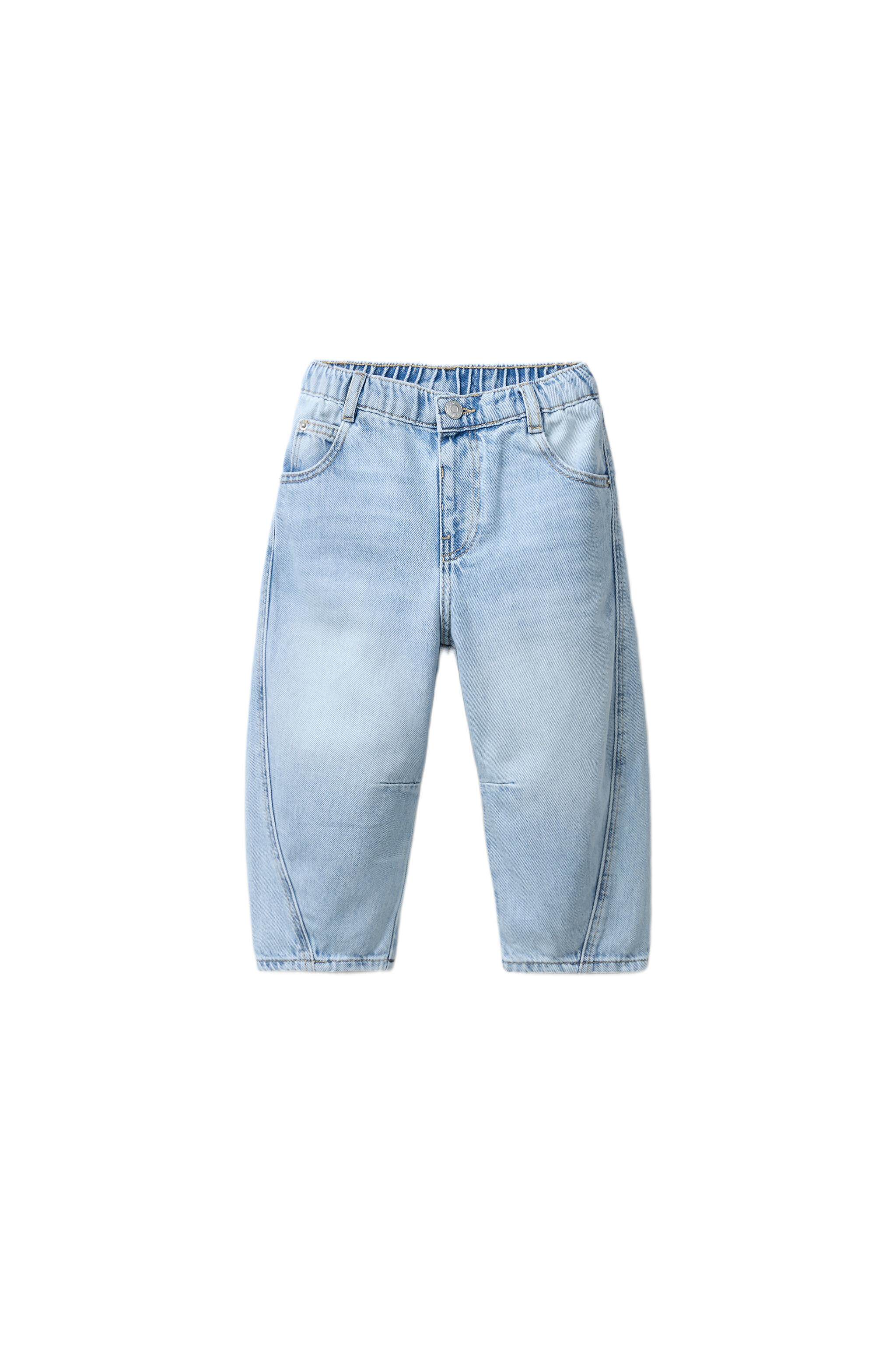 Джинсы детские zara2025冬季新品 男婴幼童 宽松休闲牛仔裤 6855500 406