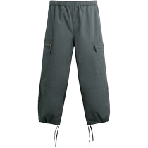 ZARA 2024 autumn and winter new products mens loose zipper decorated cotton washed workwear casual trousers 4575302