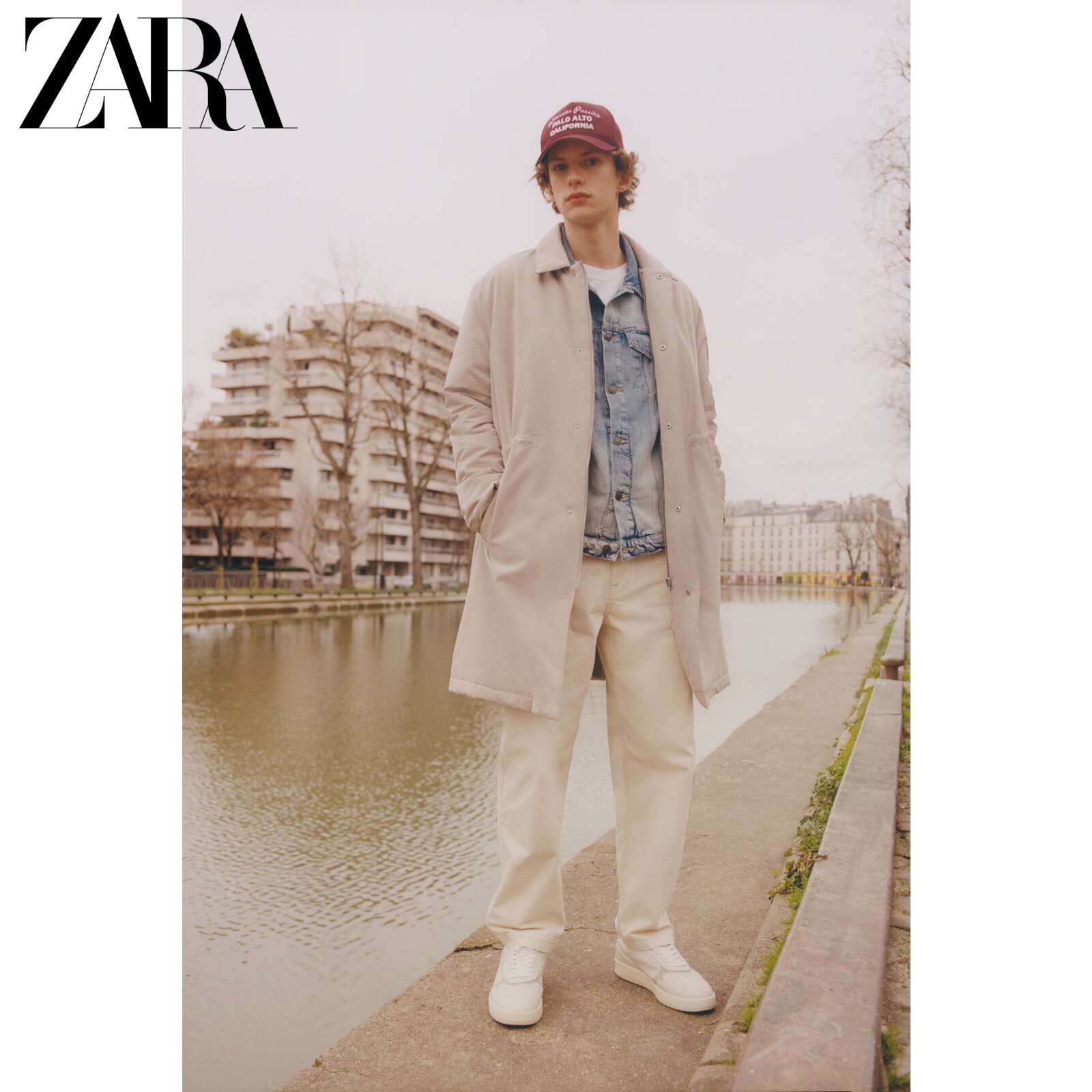 ZARA Spring Men's Clothing Straight Drum Jeans 2553404251