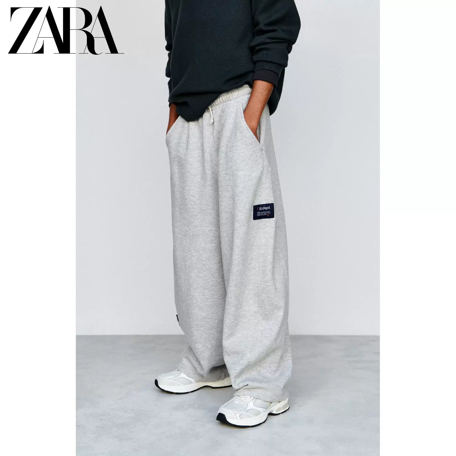 ZARA Летняя бархатная одежда лета, ведро для отдыха, брюки, oversize