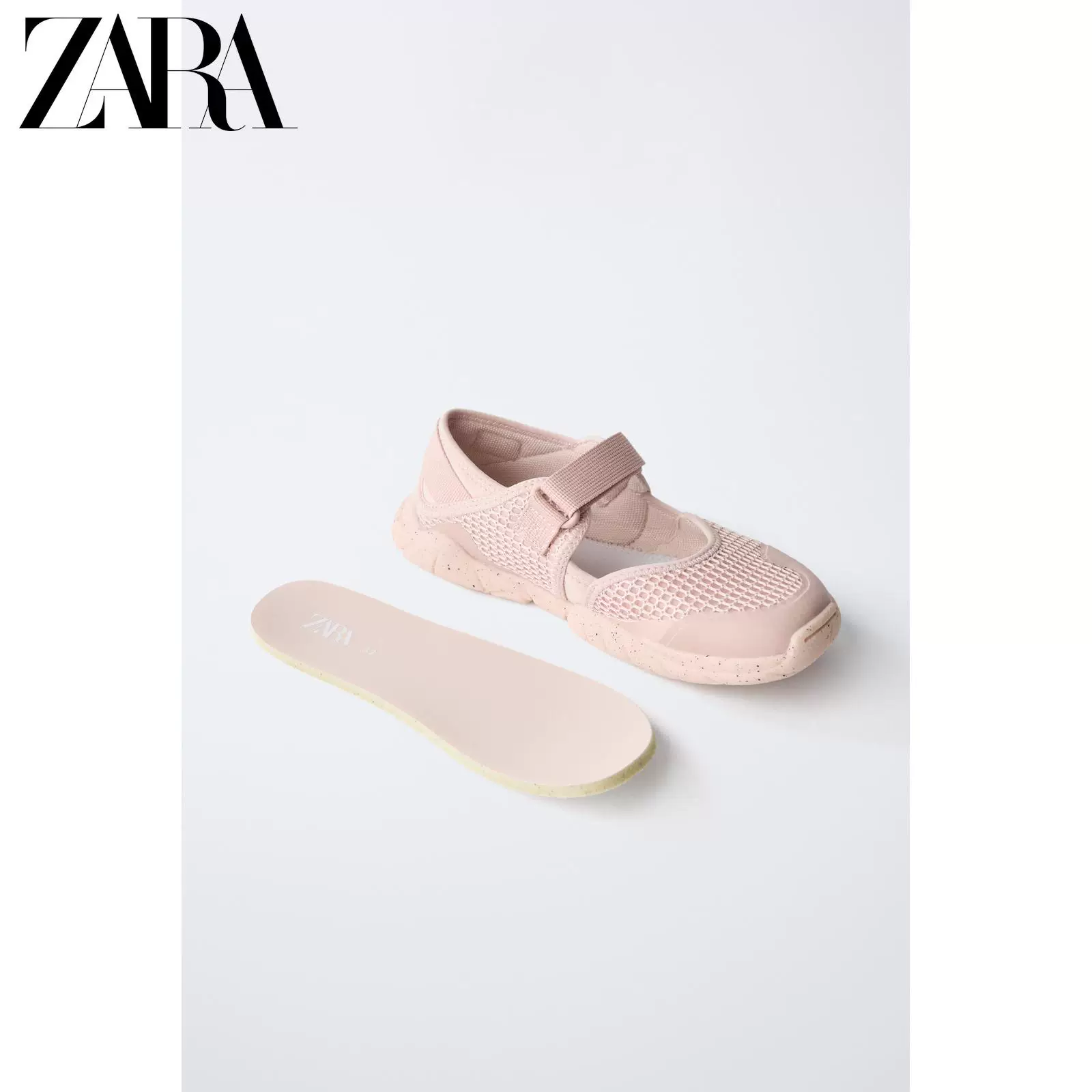 ZARA 2026 весна-лето новые товары детские ботинки для девочек BAREFOOT Бэйфорут балетки 2331730 050