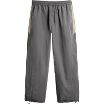 ZARA 2024 autumn and winter new products mens loose color matching technical fabric jogging casual trousers 1437329