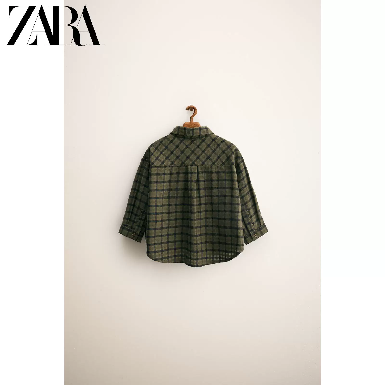 ZARA 2026 весна-лето новые продукты для малышей и котят ZARA TIMELESS клетчатая рубашка 1025788 527
