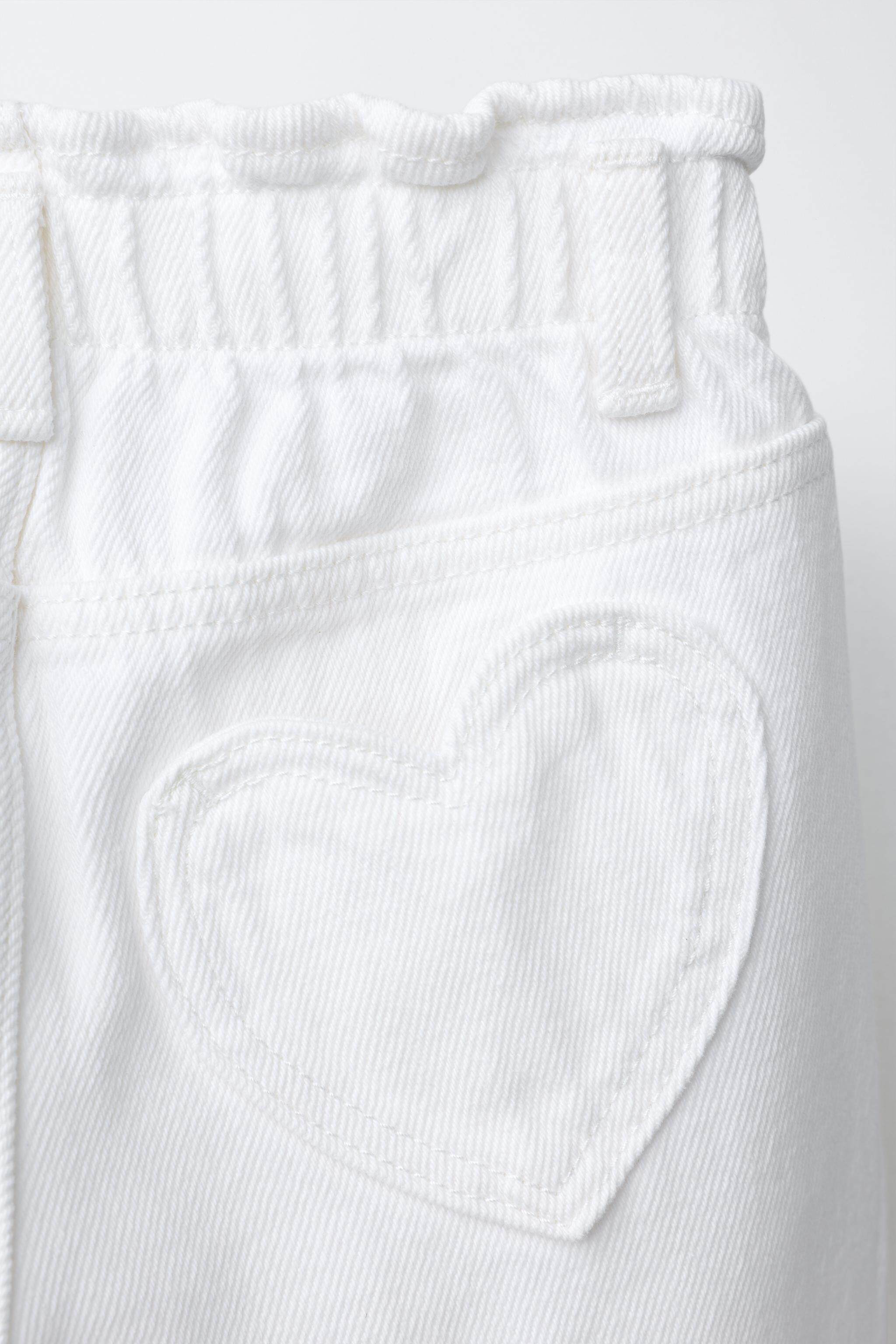 Джинсы детские zara2026春夏新品 女婴幼童 纸袋式宽松休闲牛仔裤 6987003 251