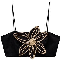 ZARA24 new autumn products womens black comfortable bra 2855211 800