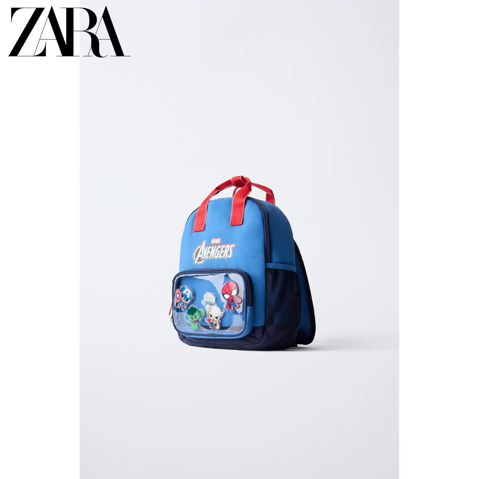 ZARA 2025 Зимние новые продукты детская сумка toddler Marvel Avengers рюкзак 1510730 400