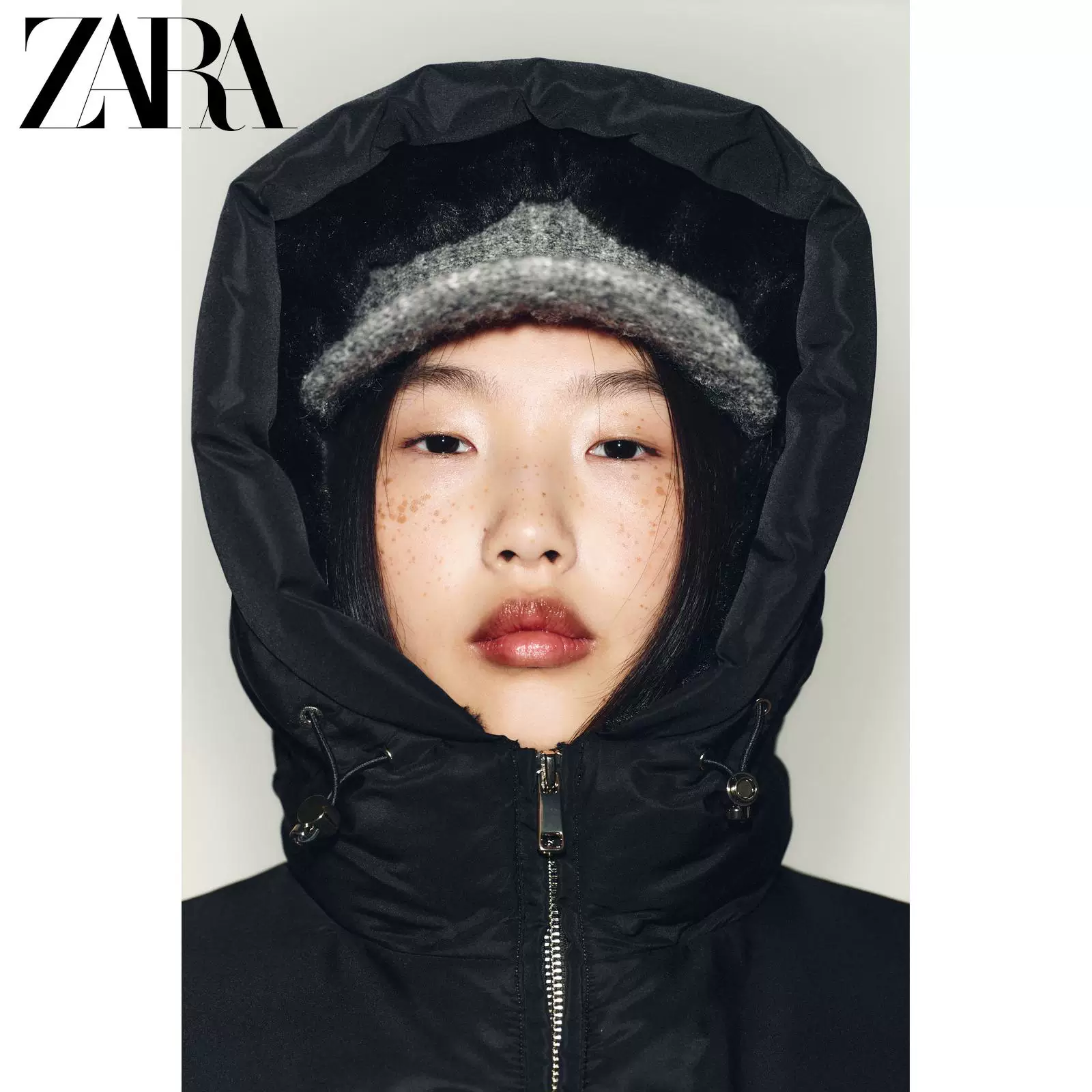 Специальное предложение ZARA Женская короткая водонепроницаемая и ветрозащитная теплая куртка 8073222 800